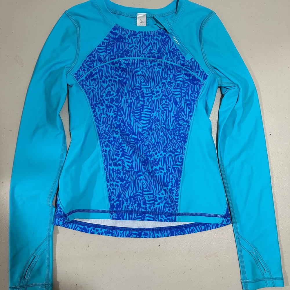 Ivivva by Lululemon Wave Rider Rash Guard Swim Top Long Sleeve